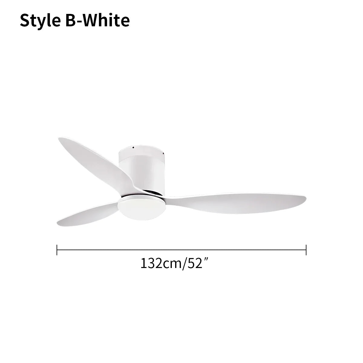 3 Blade Modern Ceiling Fan with Light