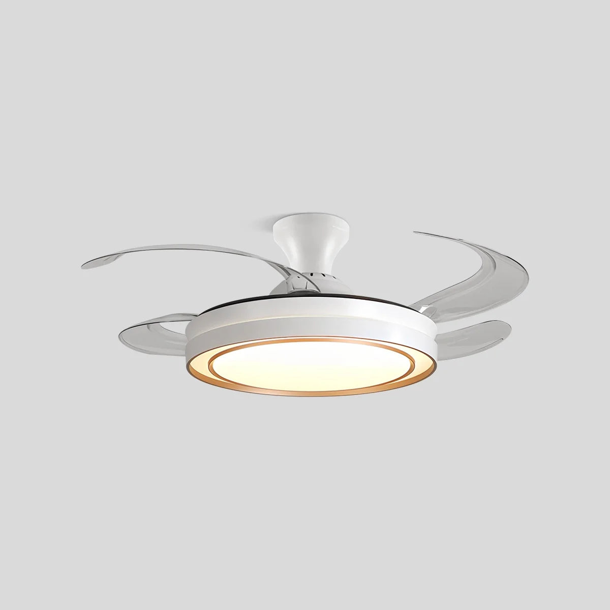 Modern Round Ceiling Fan Light with Remote Control
