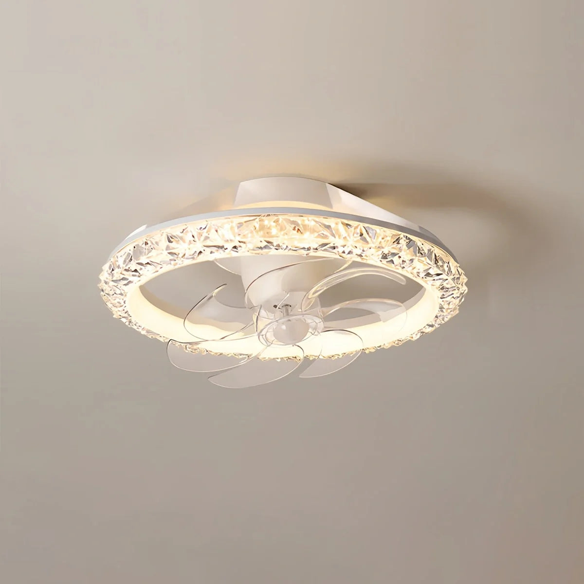 Creative Circular LED Ceiling Fan Light