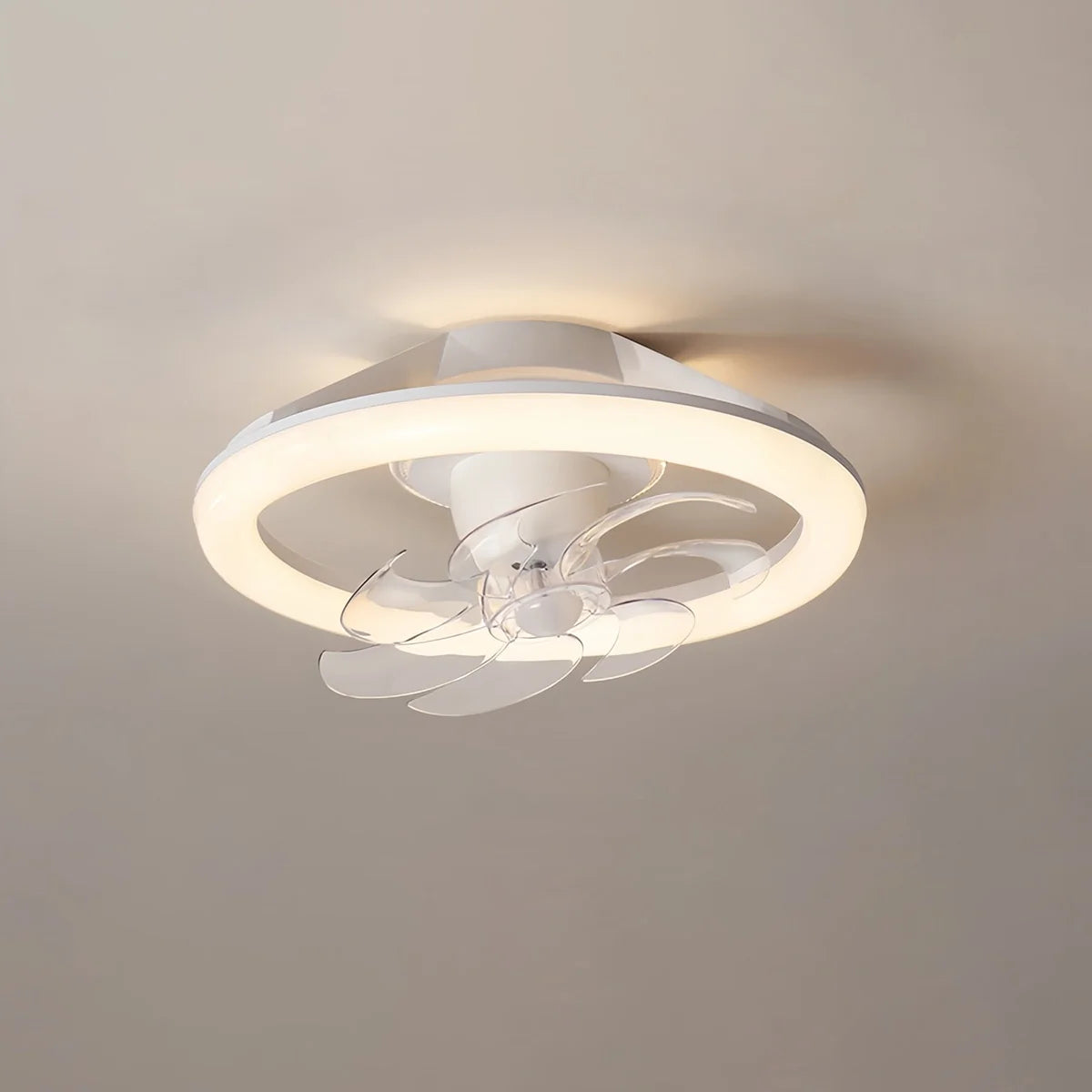 Creative Circular LED Ceiling Fan Light