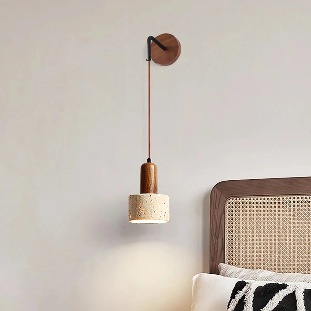 Tia Travertine Wall Lamp