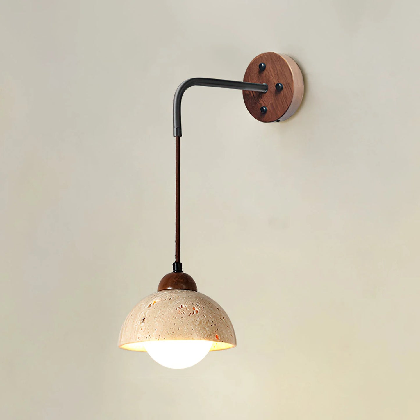 Tia Travertine Wall Lamp