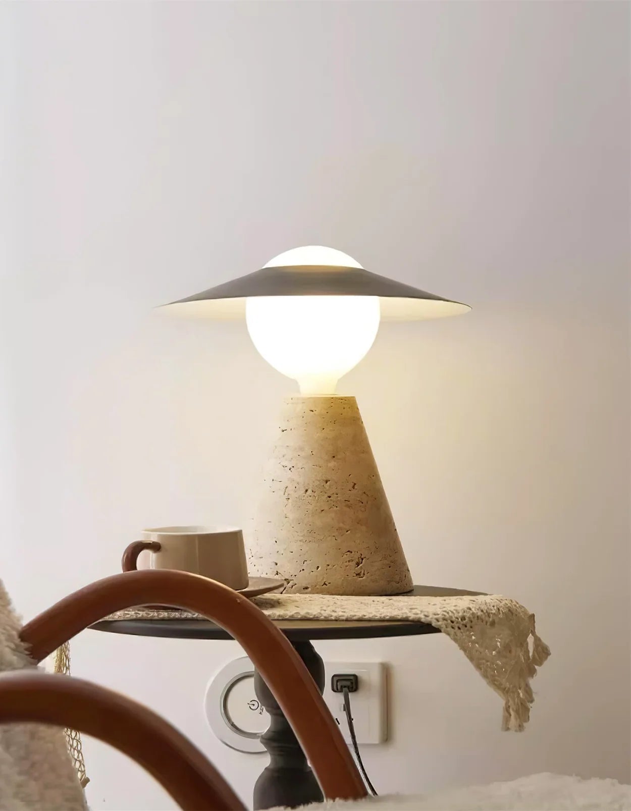 Travertine Bartley Table Lamp