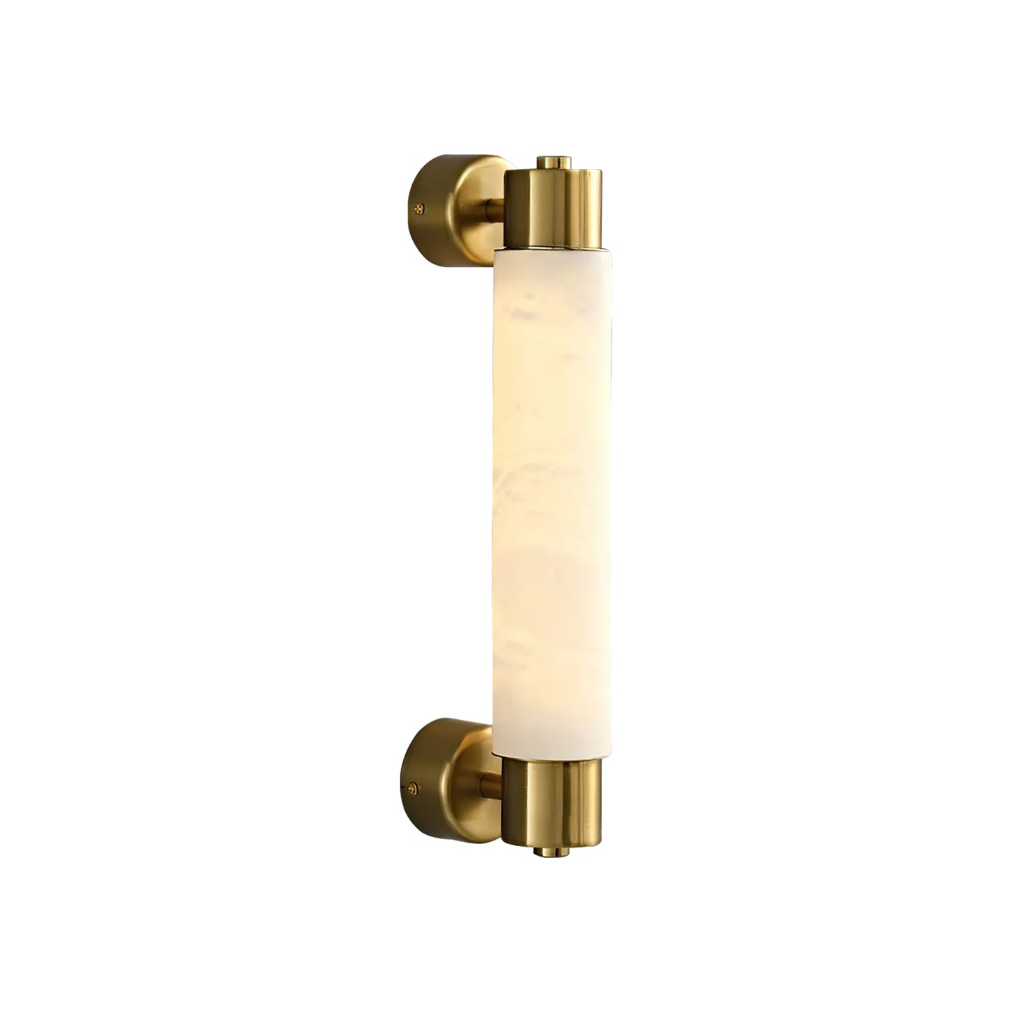 Tube Alabaster Cylinder Wall Lamp