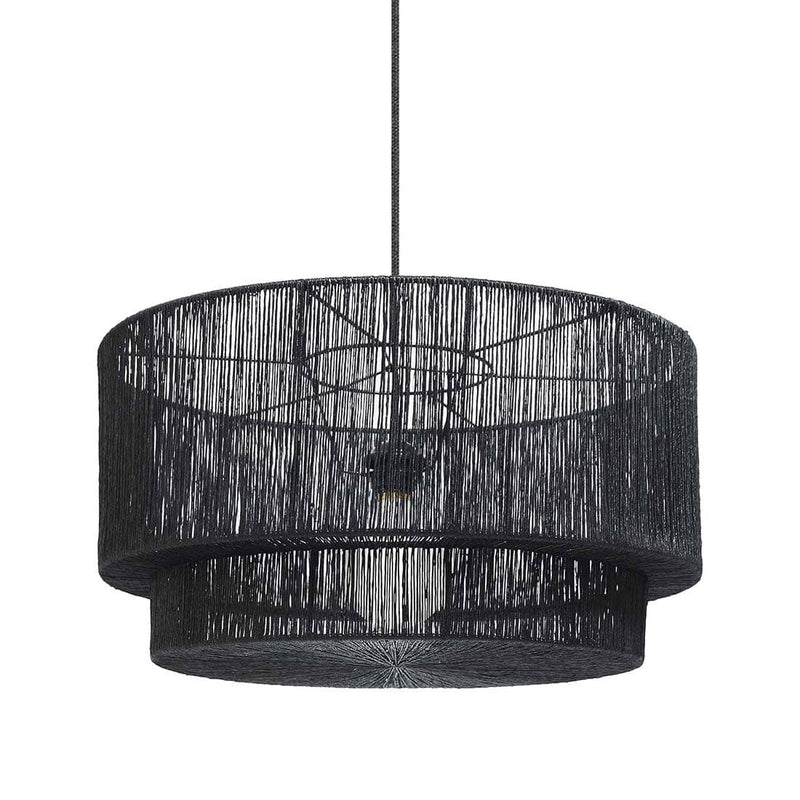 Shiloh Rattan Pendant Light - Bohemian Lampshade, Rattan Light Fixture