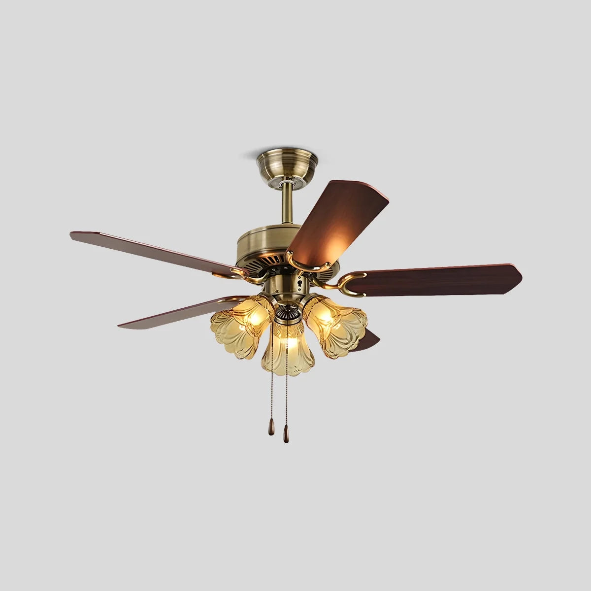 Vintage Ceiling Fan with Light for Dining Room