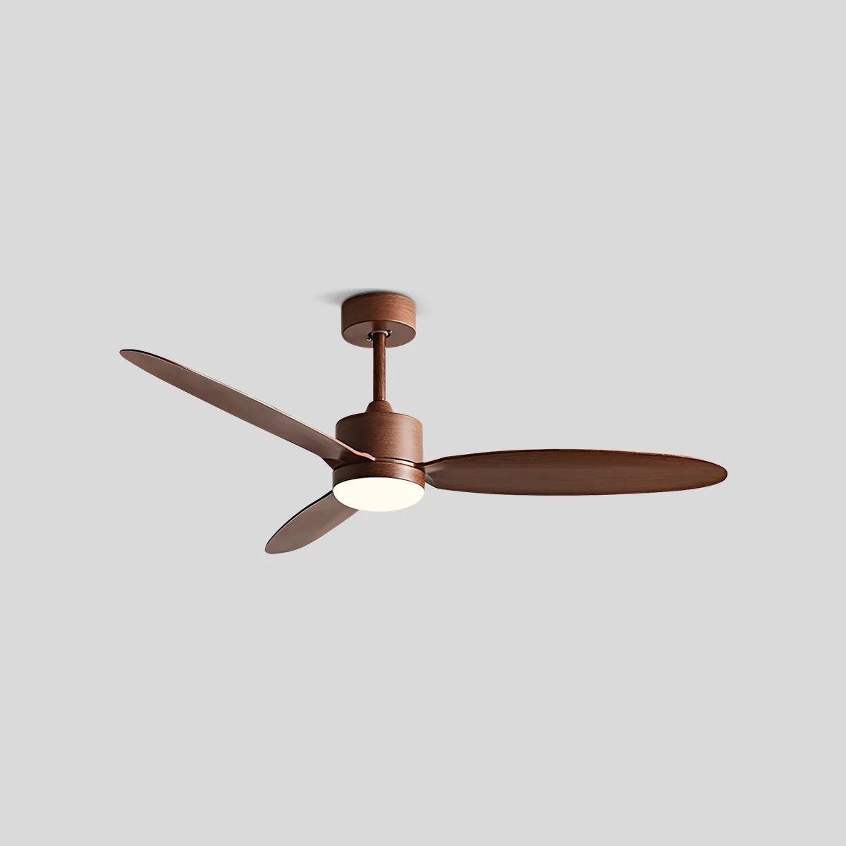 3-Blade Ceiling Fan With Light for Bedroom