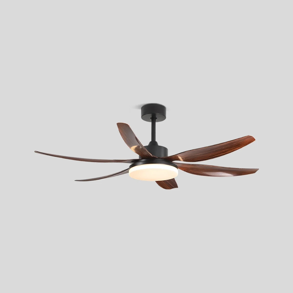 Nordic Style LED 6-Blade Ceiling Fan with Light