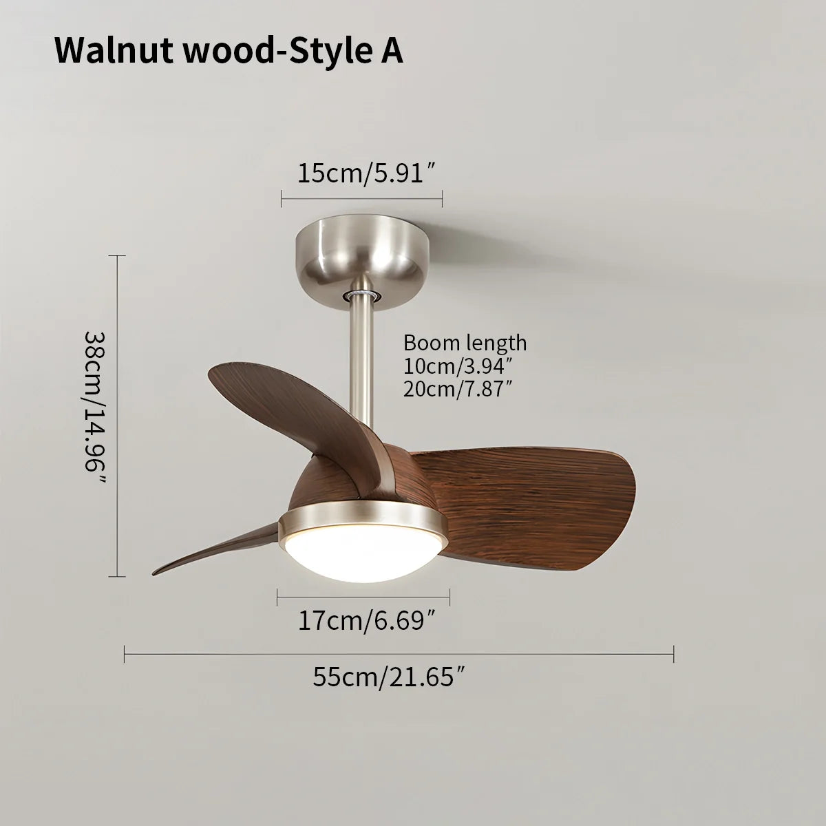 Simple Ceiling Fan Light for Children's Room