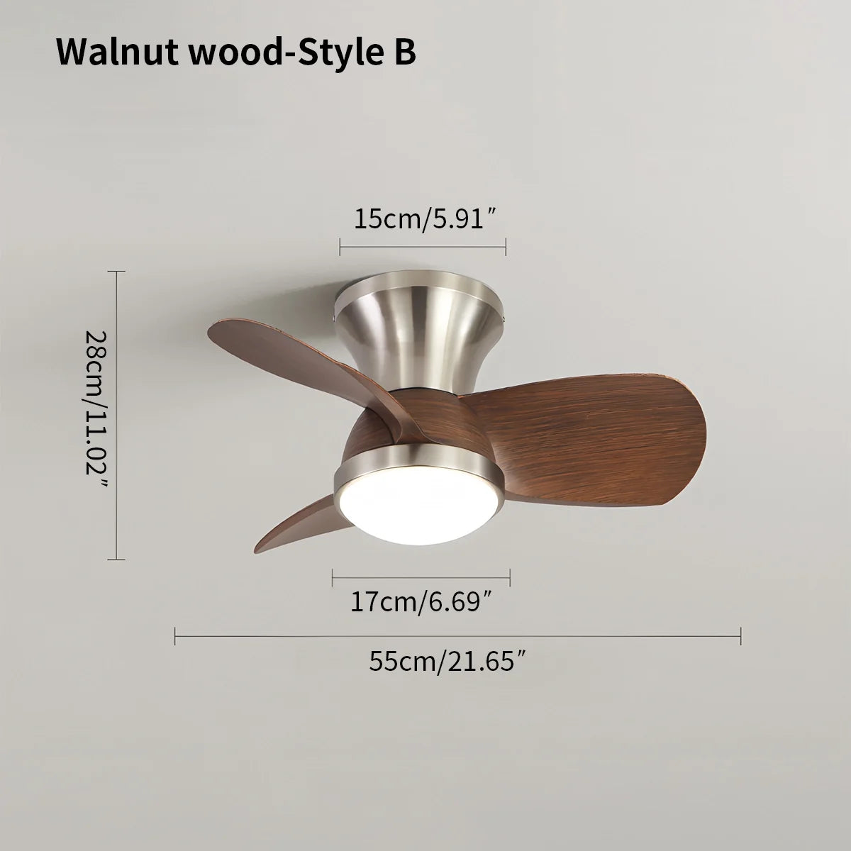 Simple Ceiling Fan Light for Children's Room