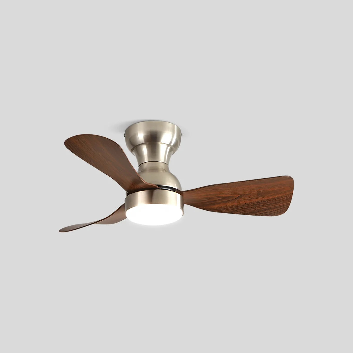 Small Size Indoor Ceiling Fan Light with Remote