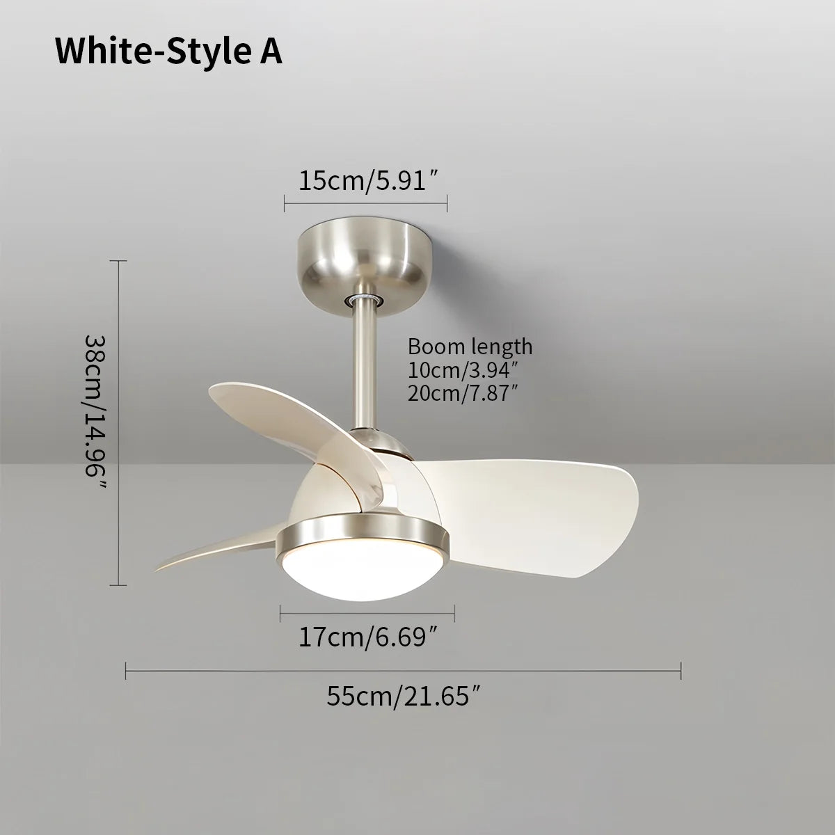 Simple Ceiling Fan Light for Children's Room