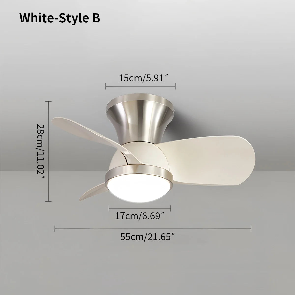 Simple Ceiling Fan Light for Children's Room