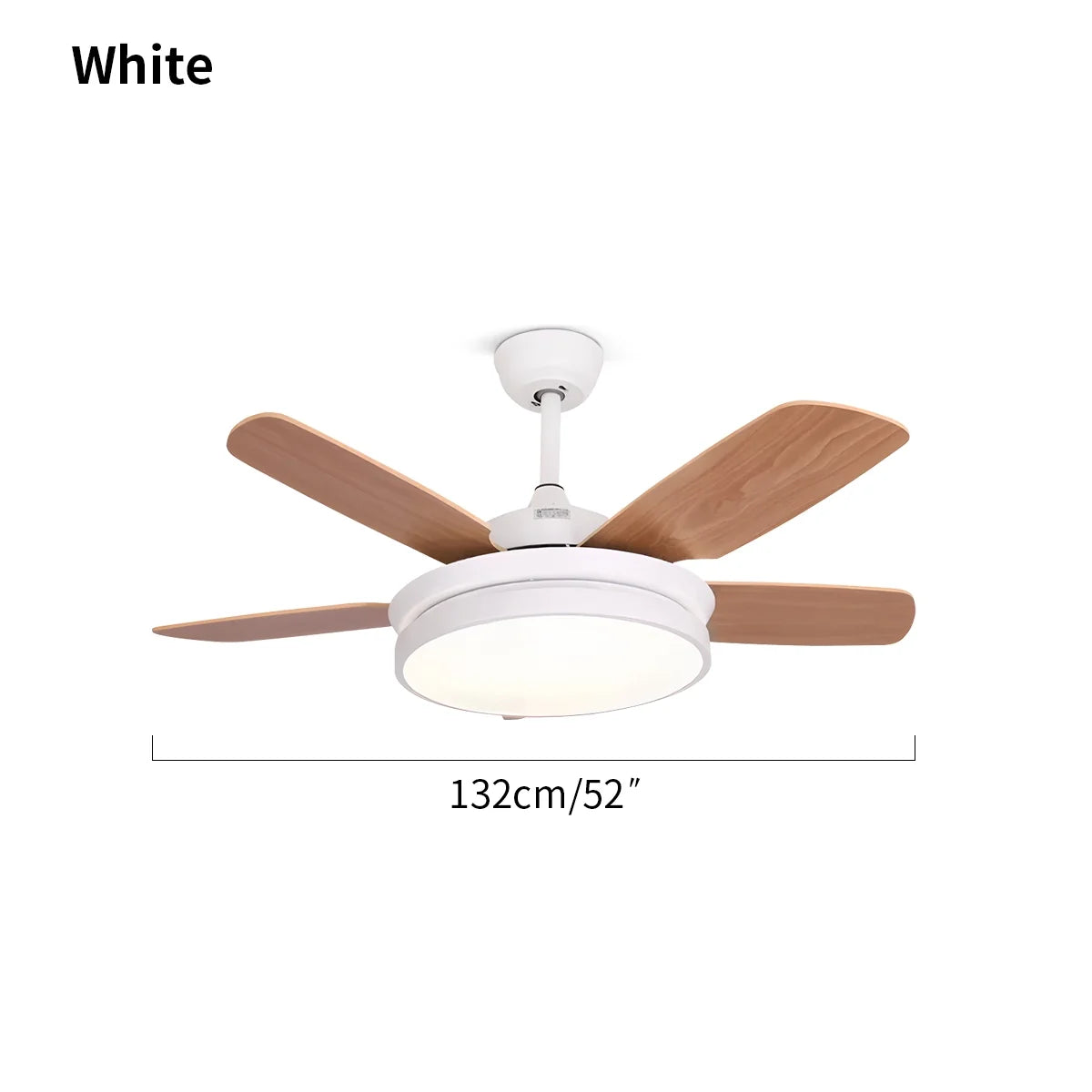 5 Blade Ceiling Fan Light for Living Room