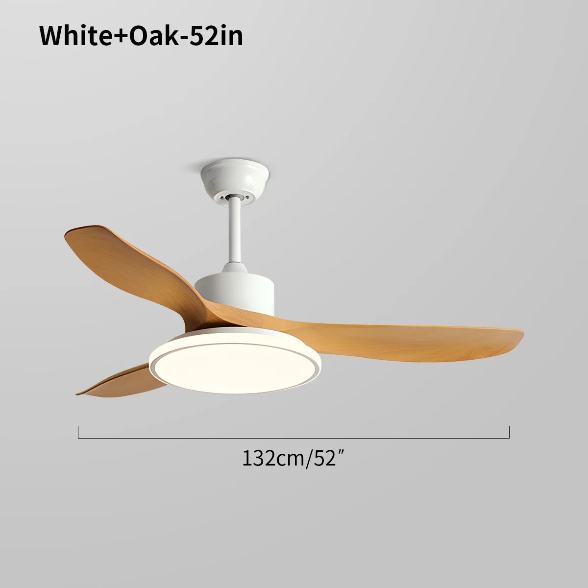Modern 3 Blade Ceiling Fan with Light