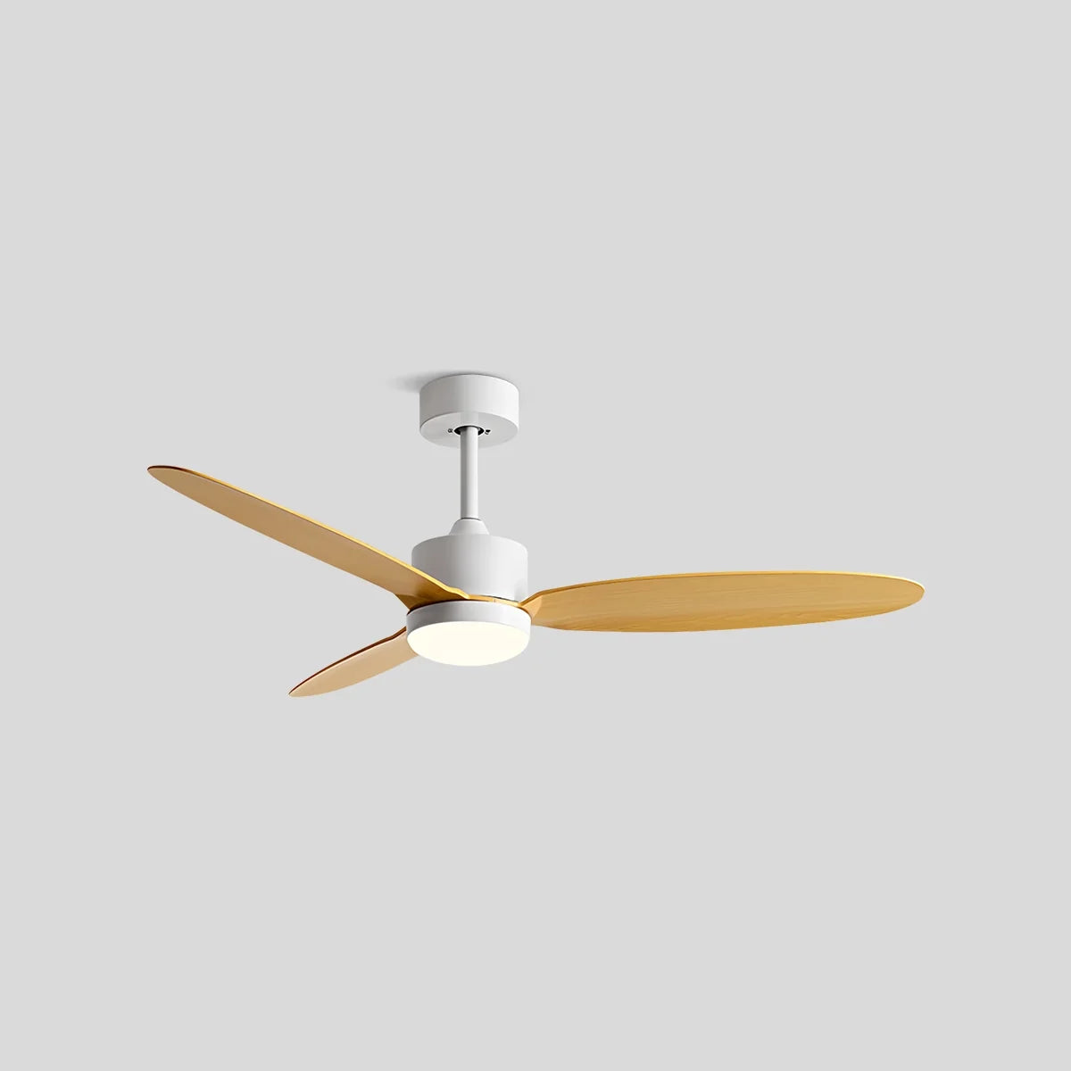 3-Blade Ceiling Fan With Light for Bedroom