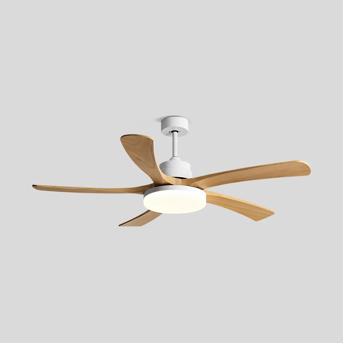 High Wind Wood Ceiling Fan Light