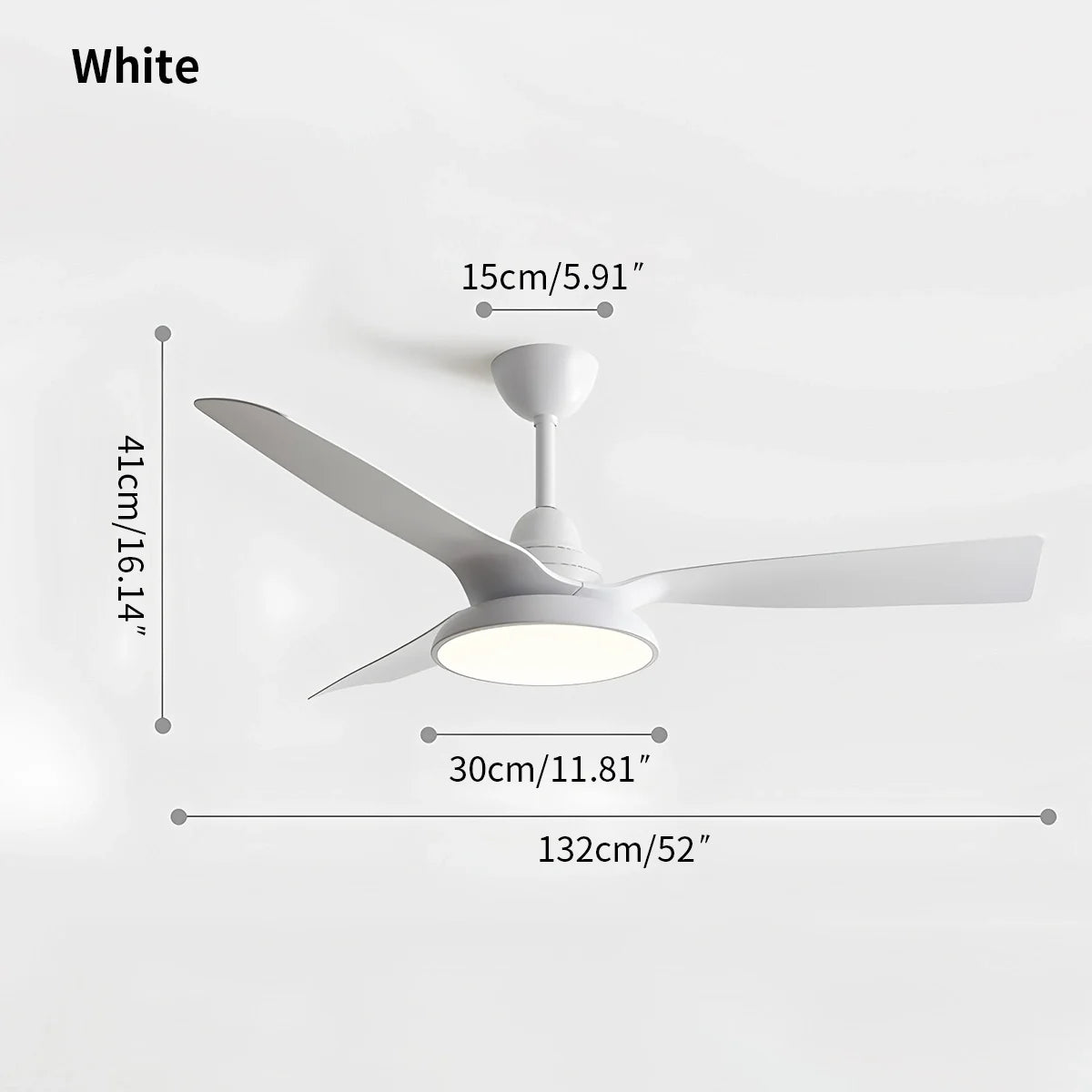 American Retro Ceiling Fan With Light