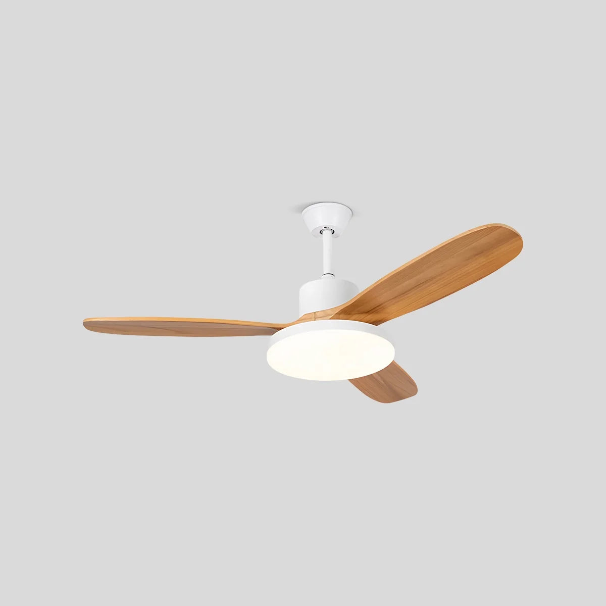 3-Blade Wood Ceiling Fan with Integrated LED Light
