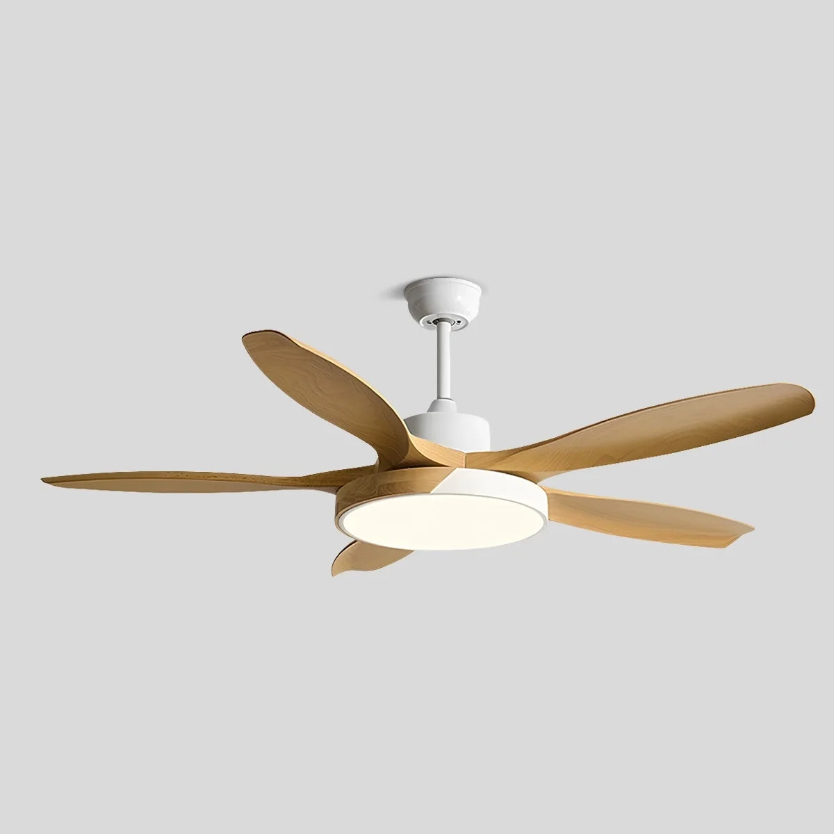 Nordic Living Room Ceiling Fan with Light