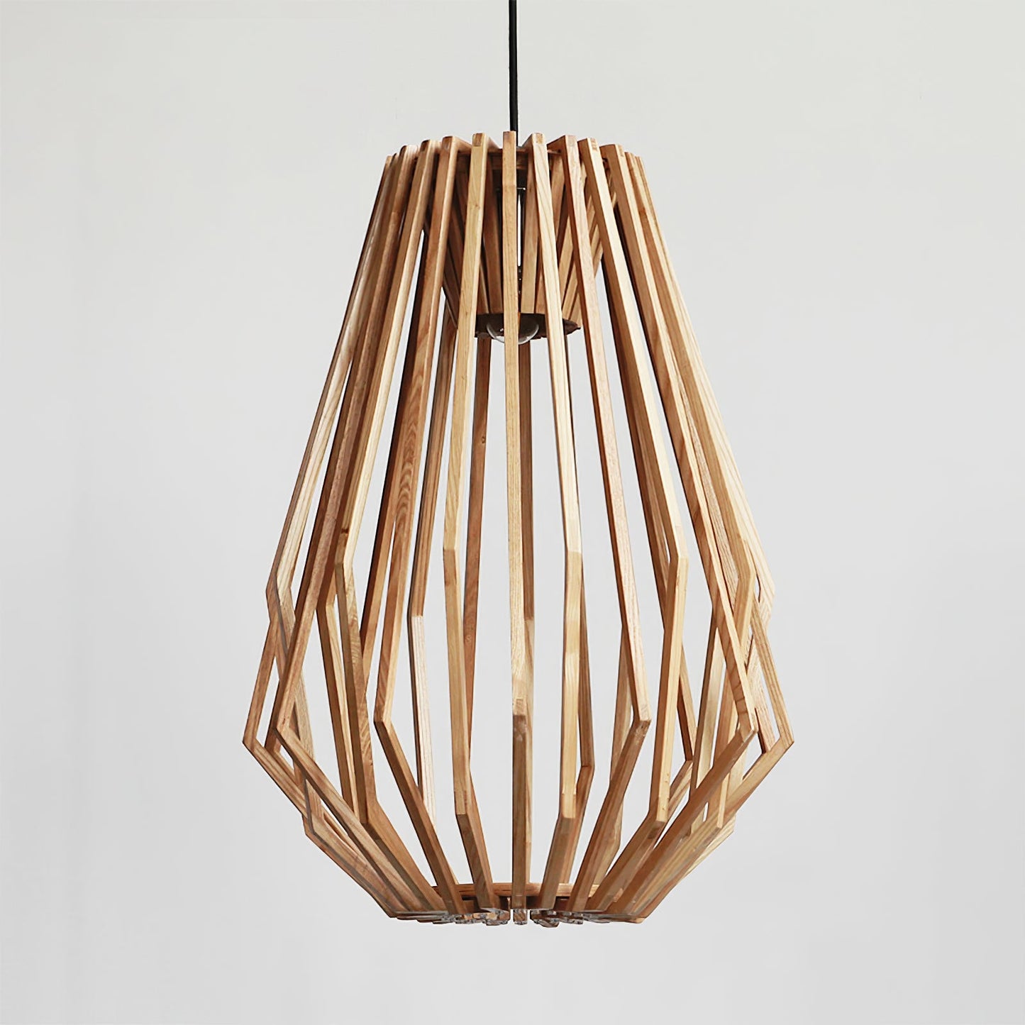 Wood Cage Pendant Lamp