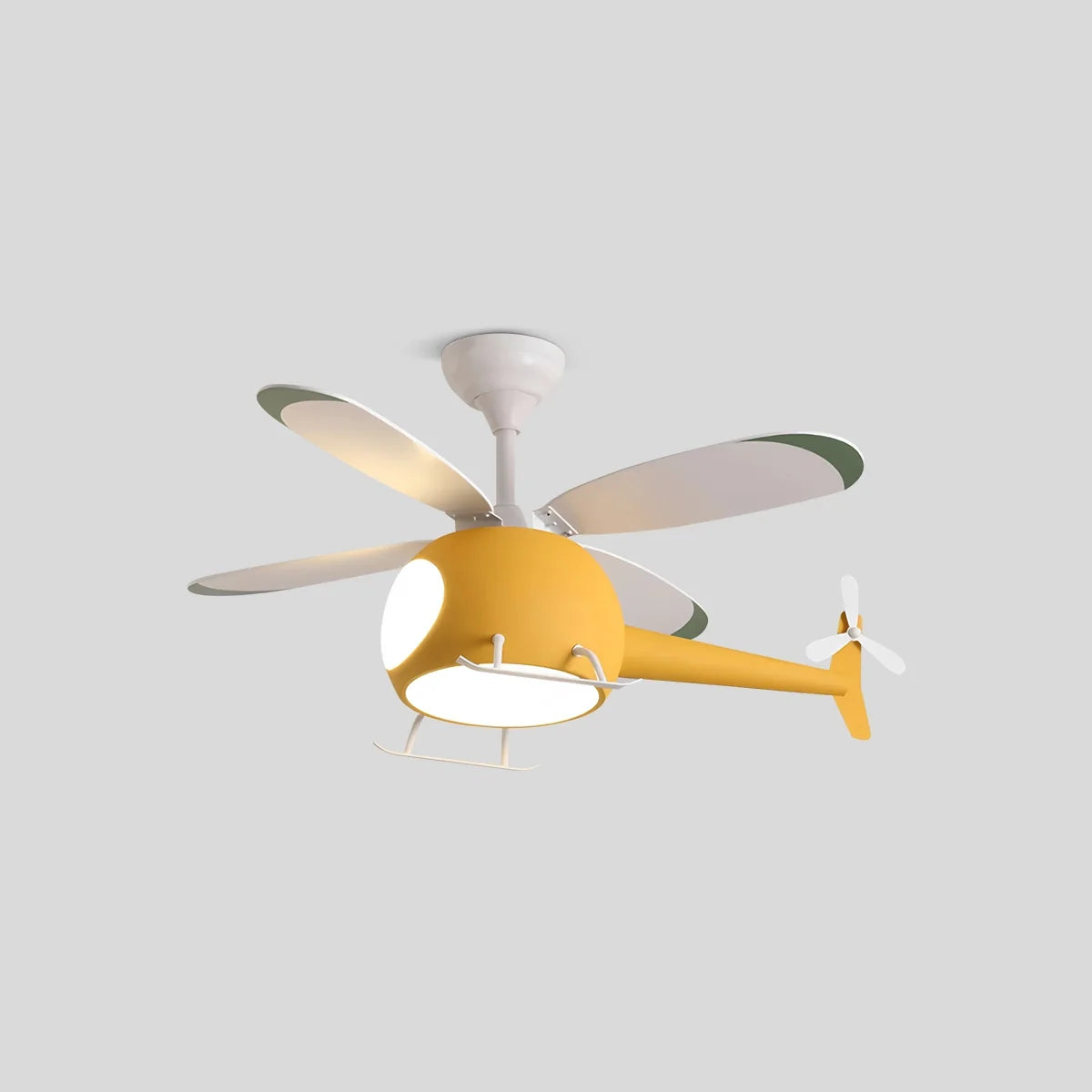 Airplane Ceiling Fan Lamp for Children's Room