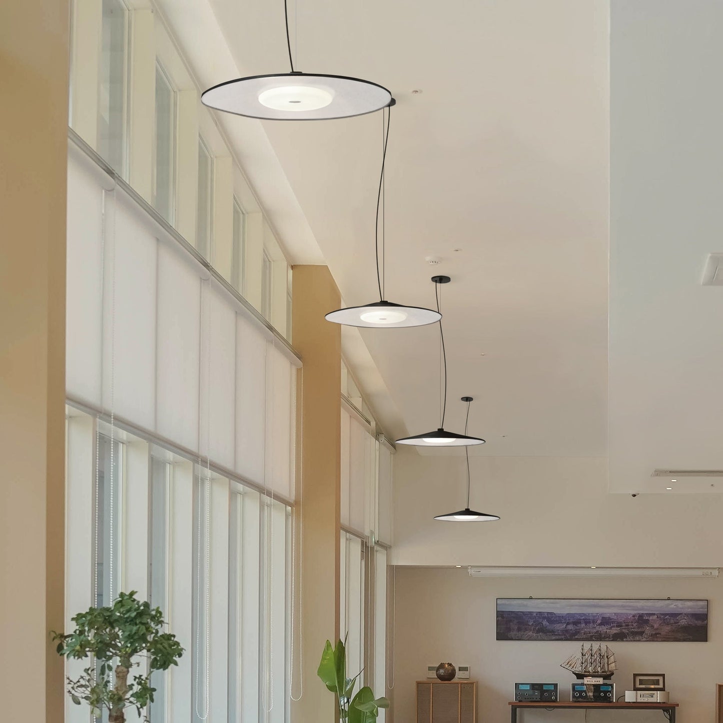 Swan Pendant Light