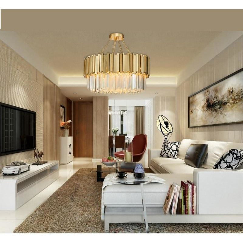 HALLIE Gold Chandelier
