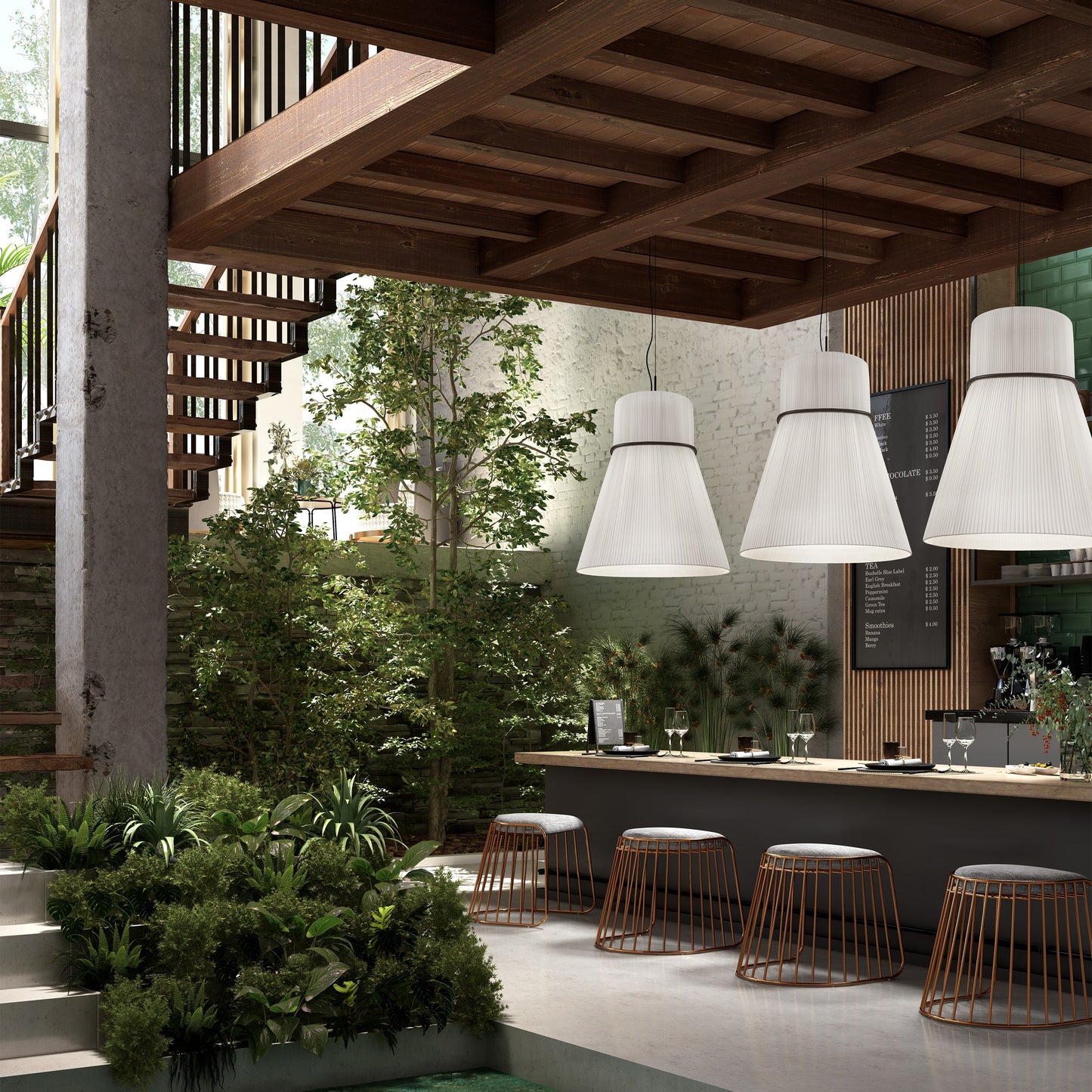 Folie Pendant Light