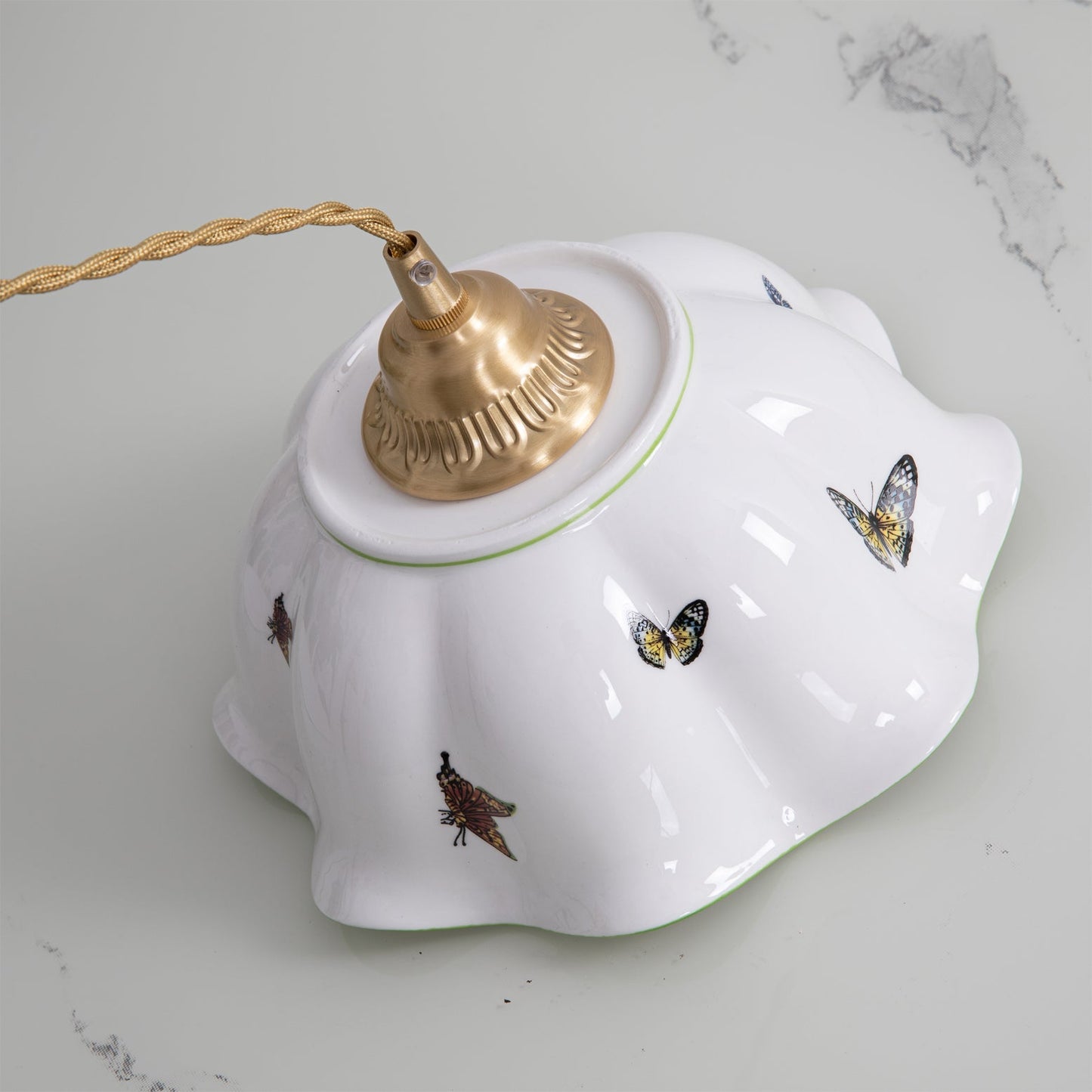 Butterfly Ceramic Pendant Lamp