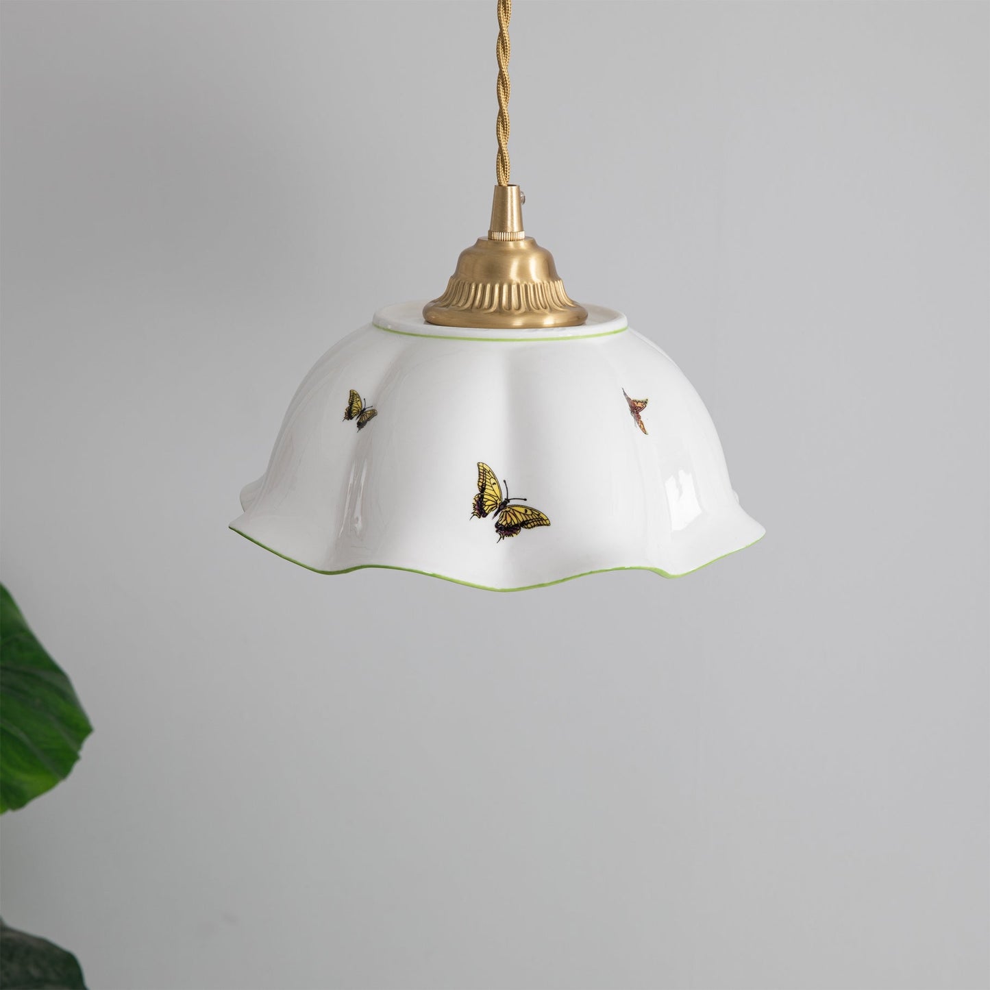 Butterfly Ceramic Pendant Lamp