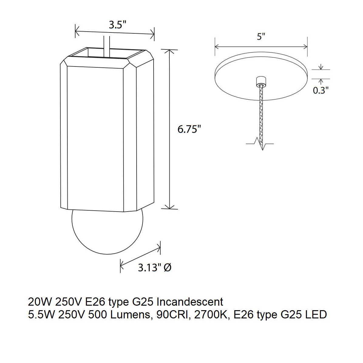 Cano Pendant Light