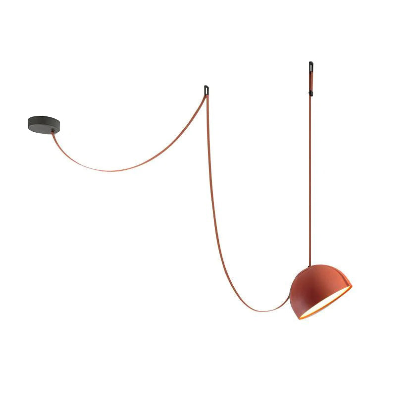 Light Rail Semispheres Canvas Pendant Lamp