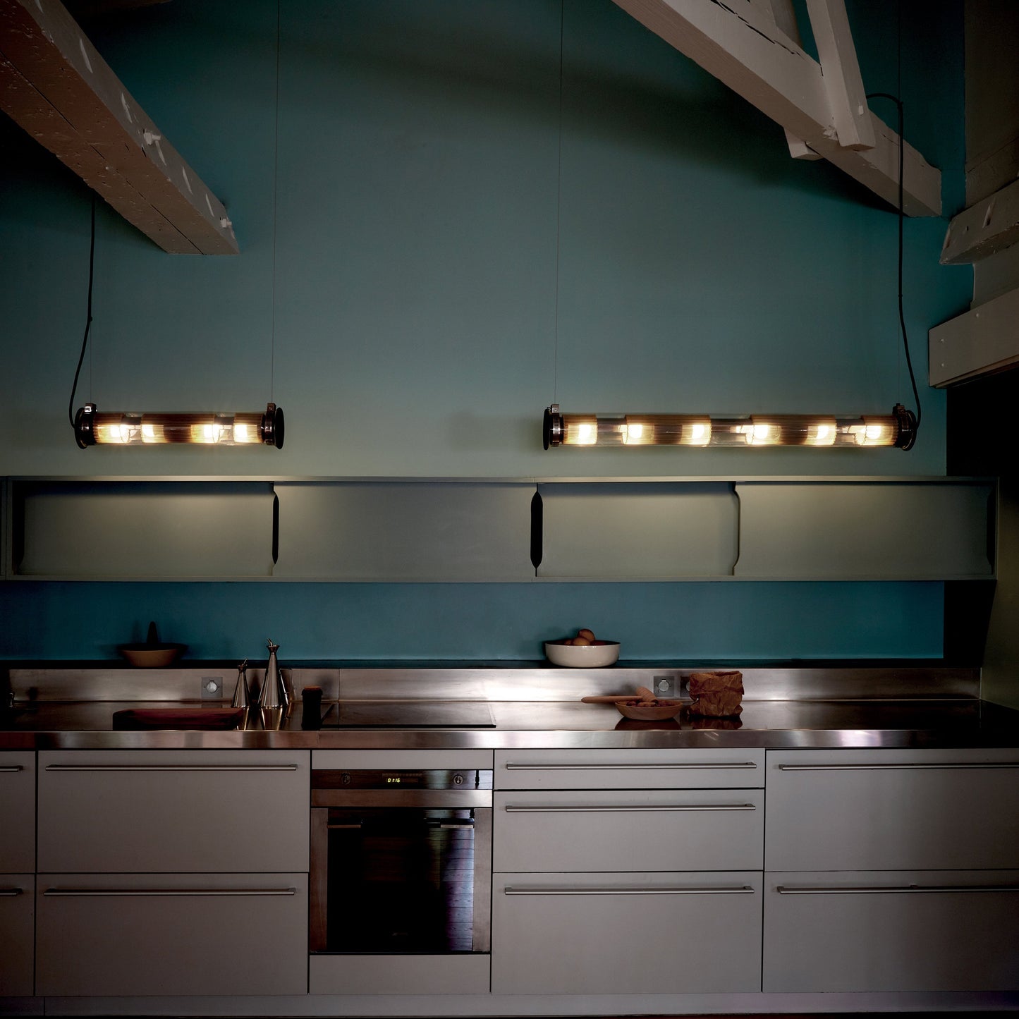 In The Tube Horizontal Outdoor Pendant Light