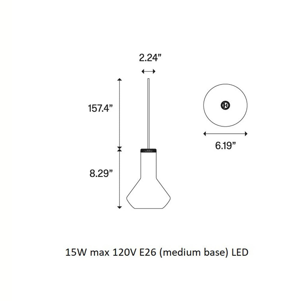 Flask A Pendant Light