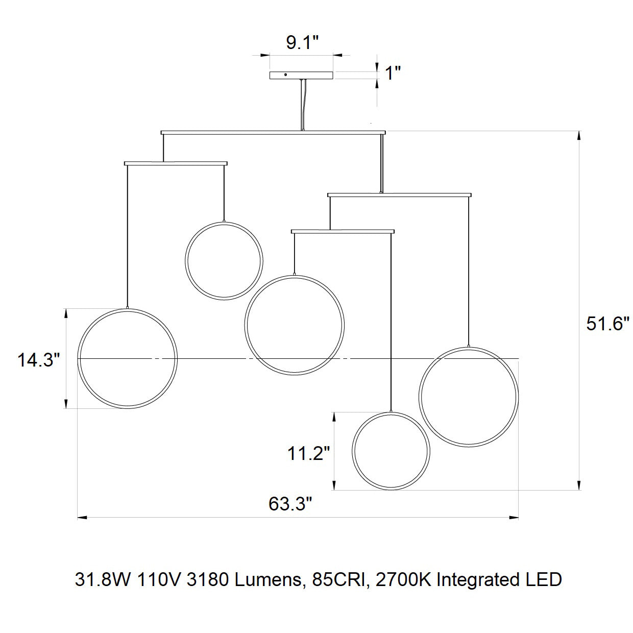 Focus Pendant Light