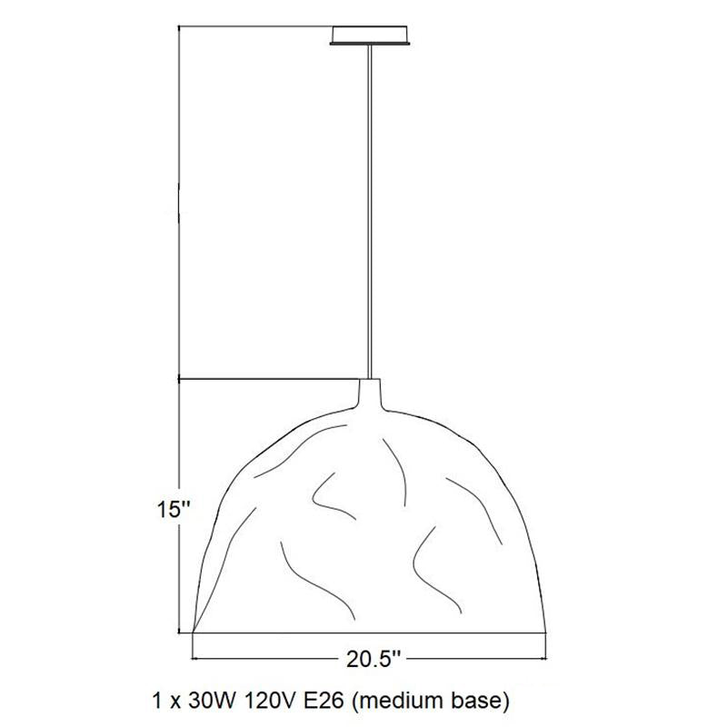 Bump Pendant Light
