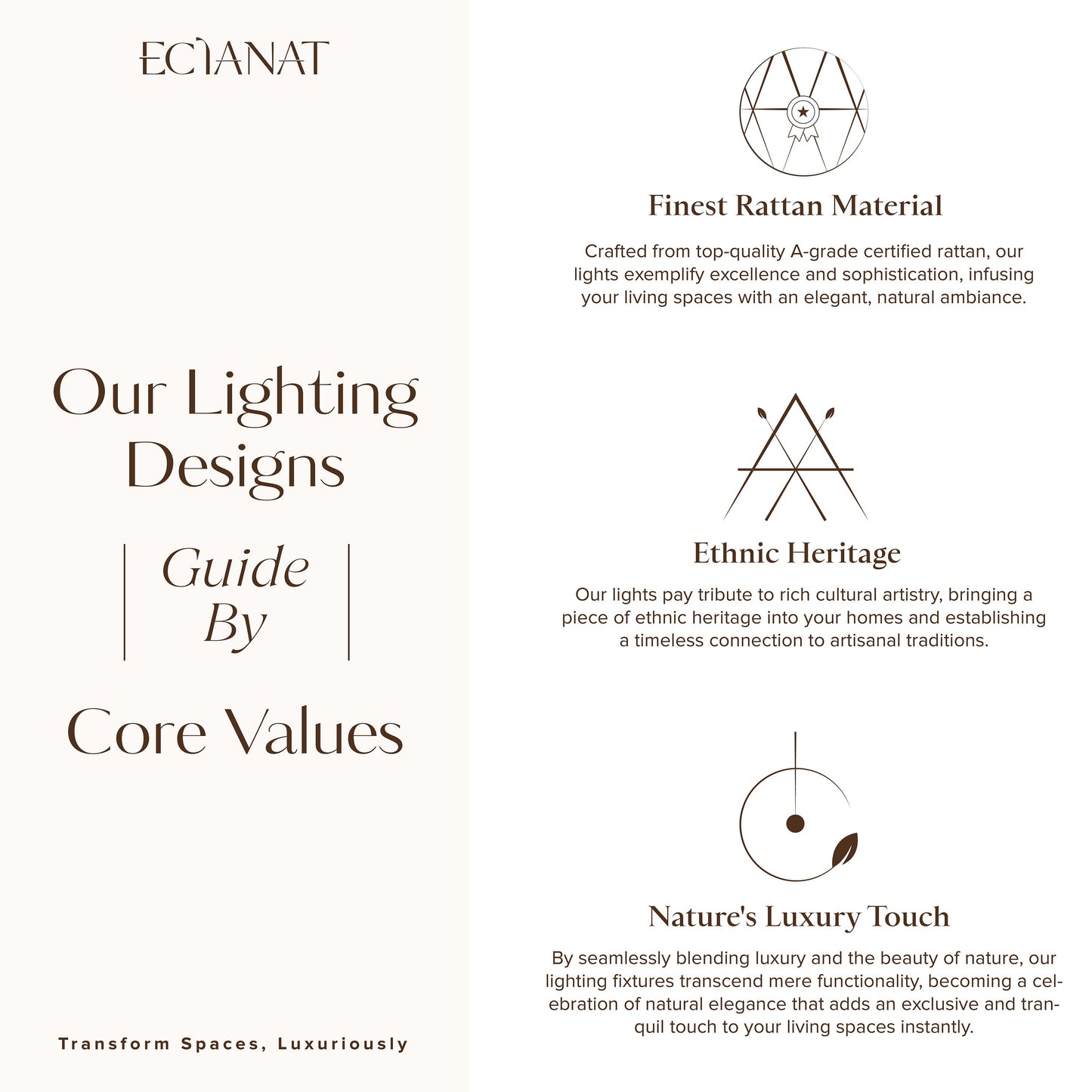 Shiloh Rattan Pendant Light - Bohemian Lampshade, Rattan Light Fixture