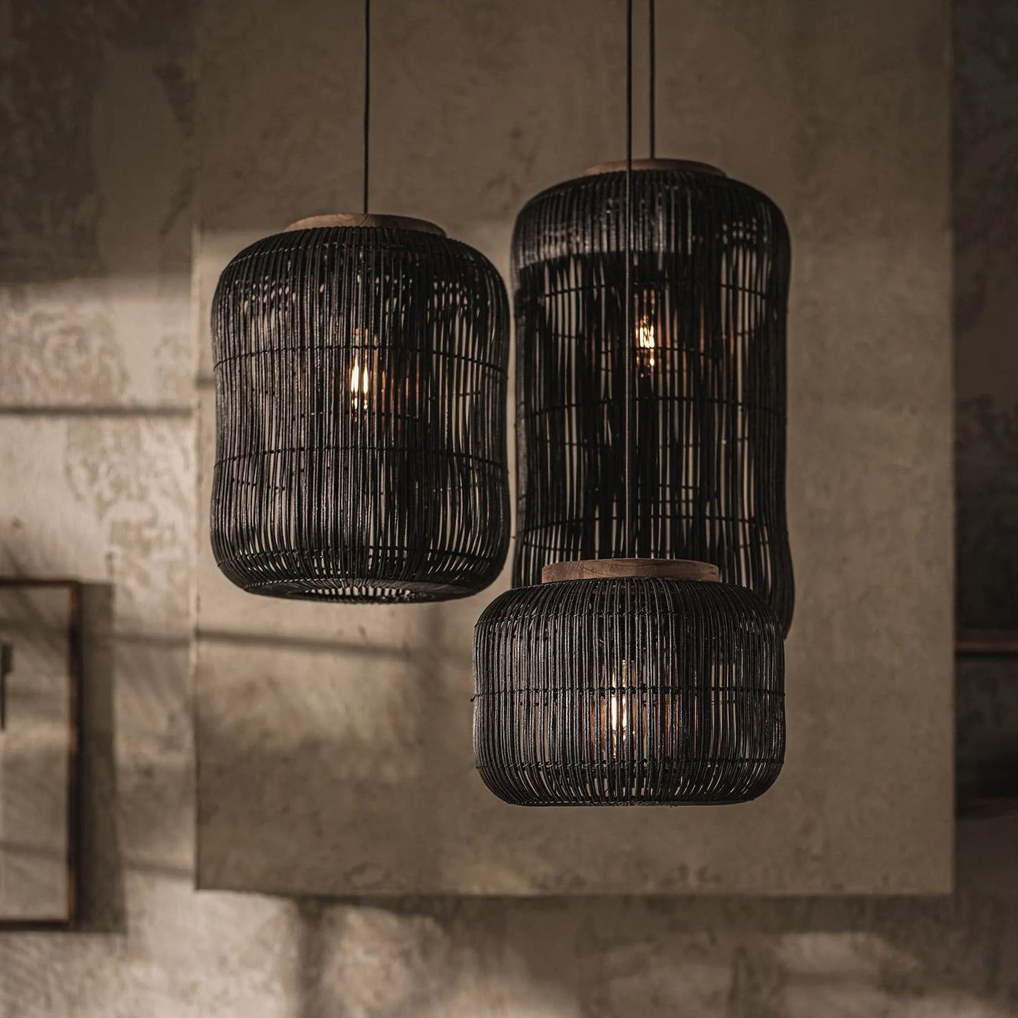 Barrel Hanging Lamp Charcoal