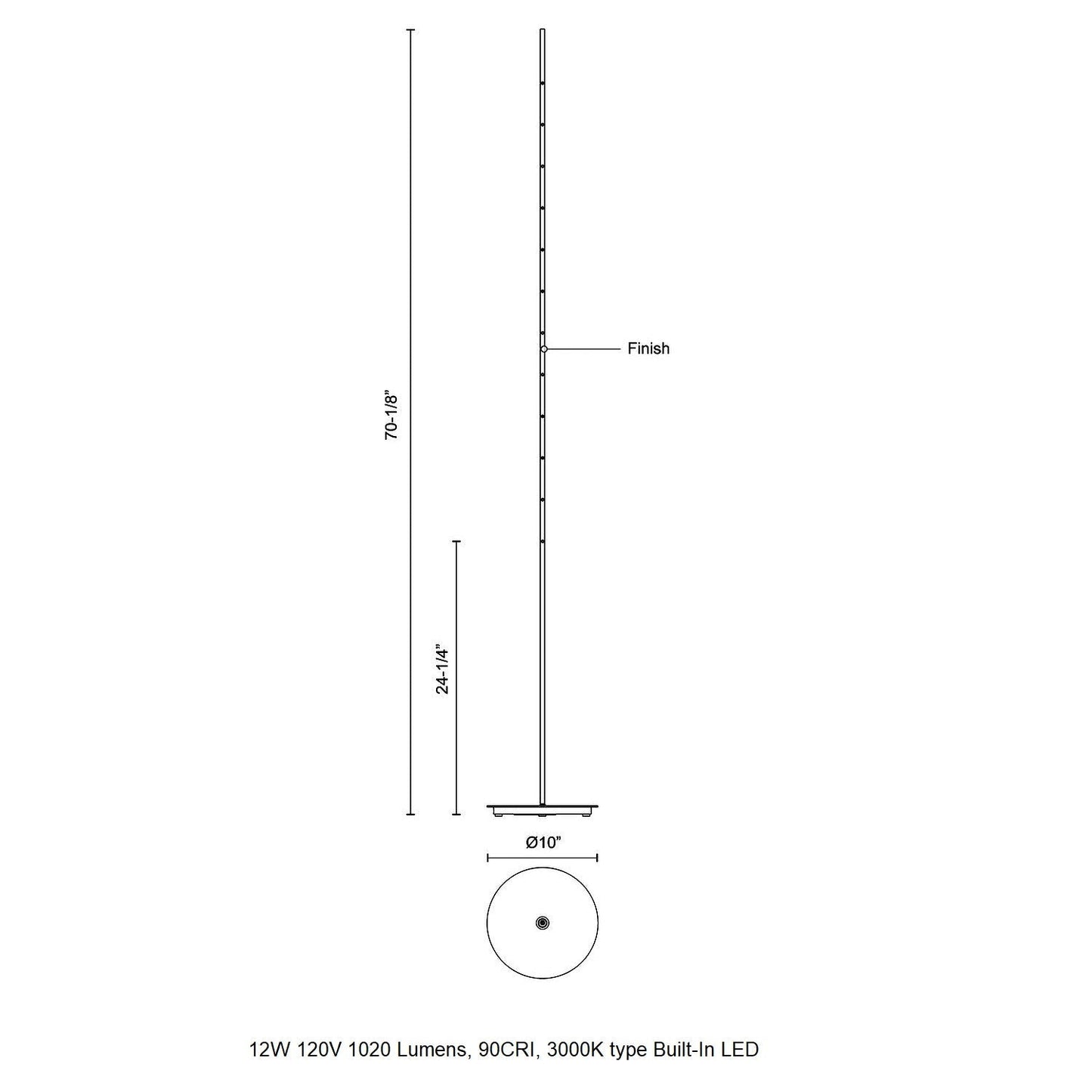 Reeds Floor Lamp