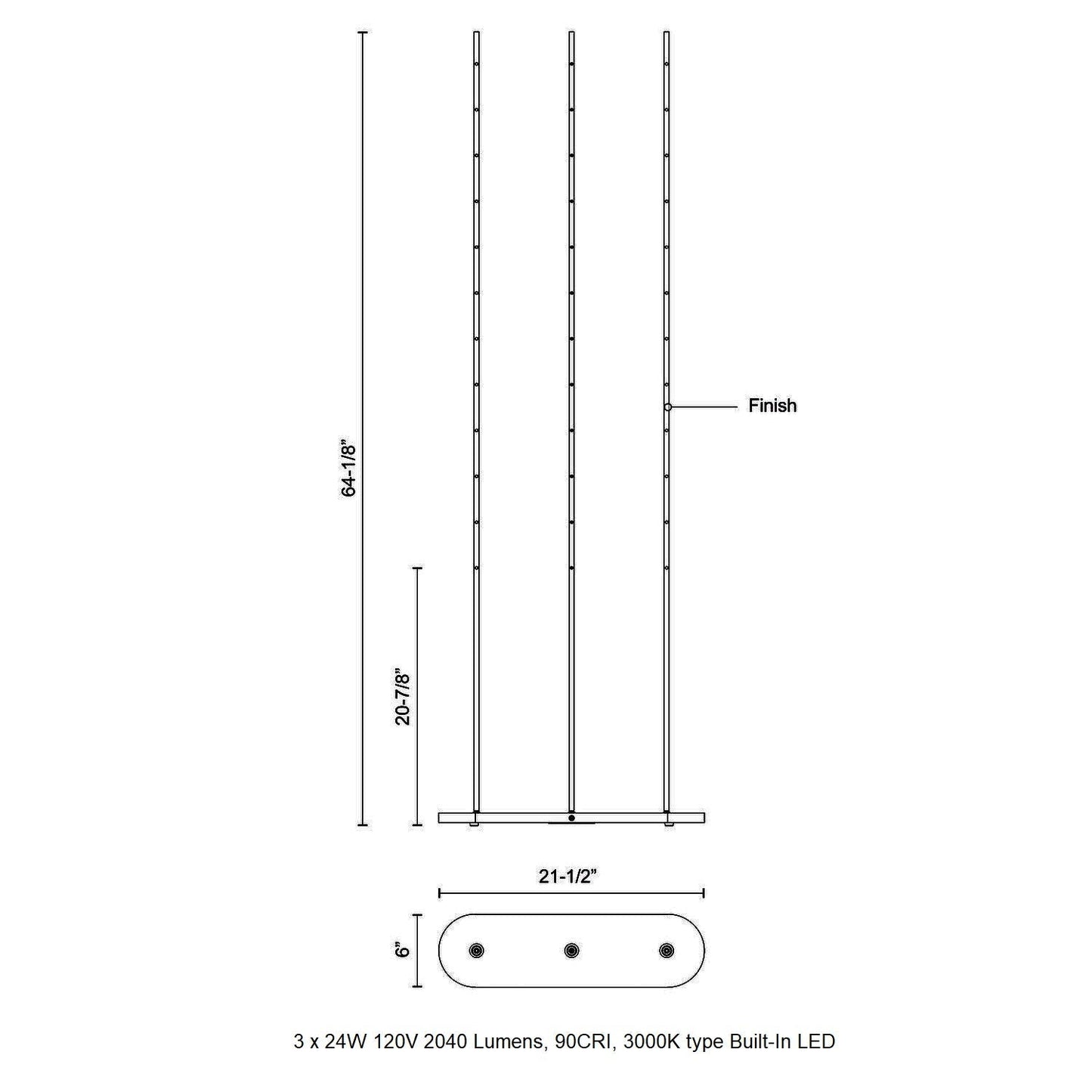 Reeds Floor Lamp