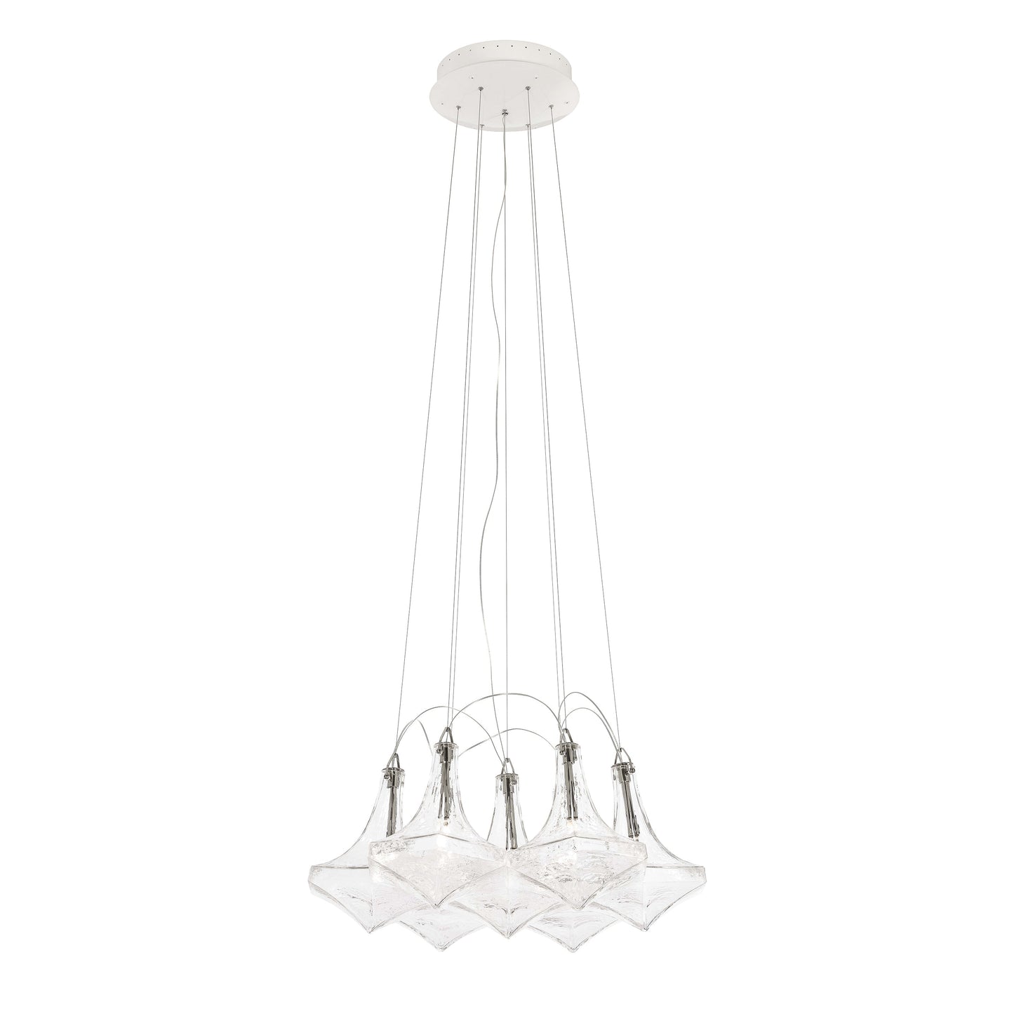 Facet Sculpture Cluster Pendant Light