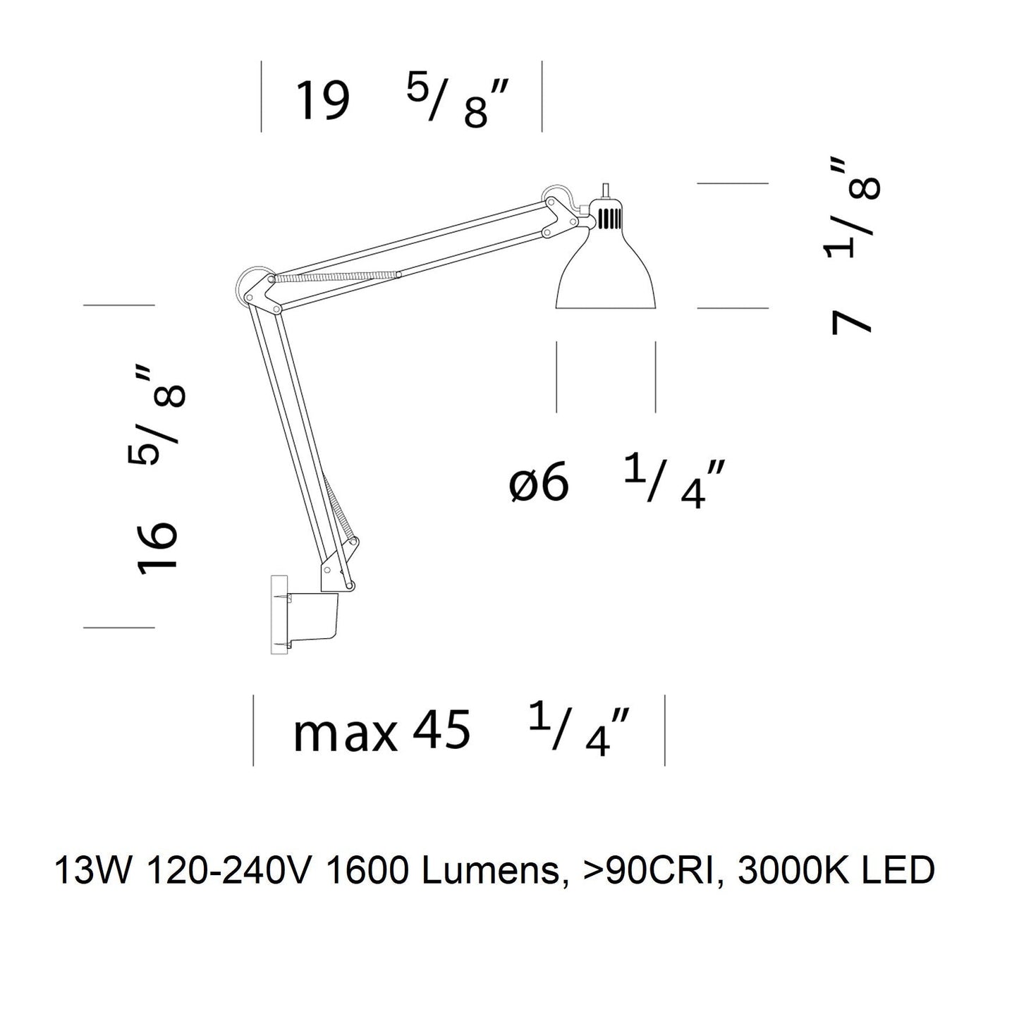JJ Small Bracket Wall Sconce
