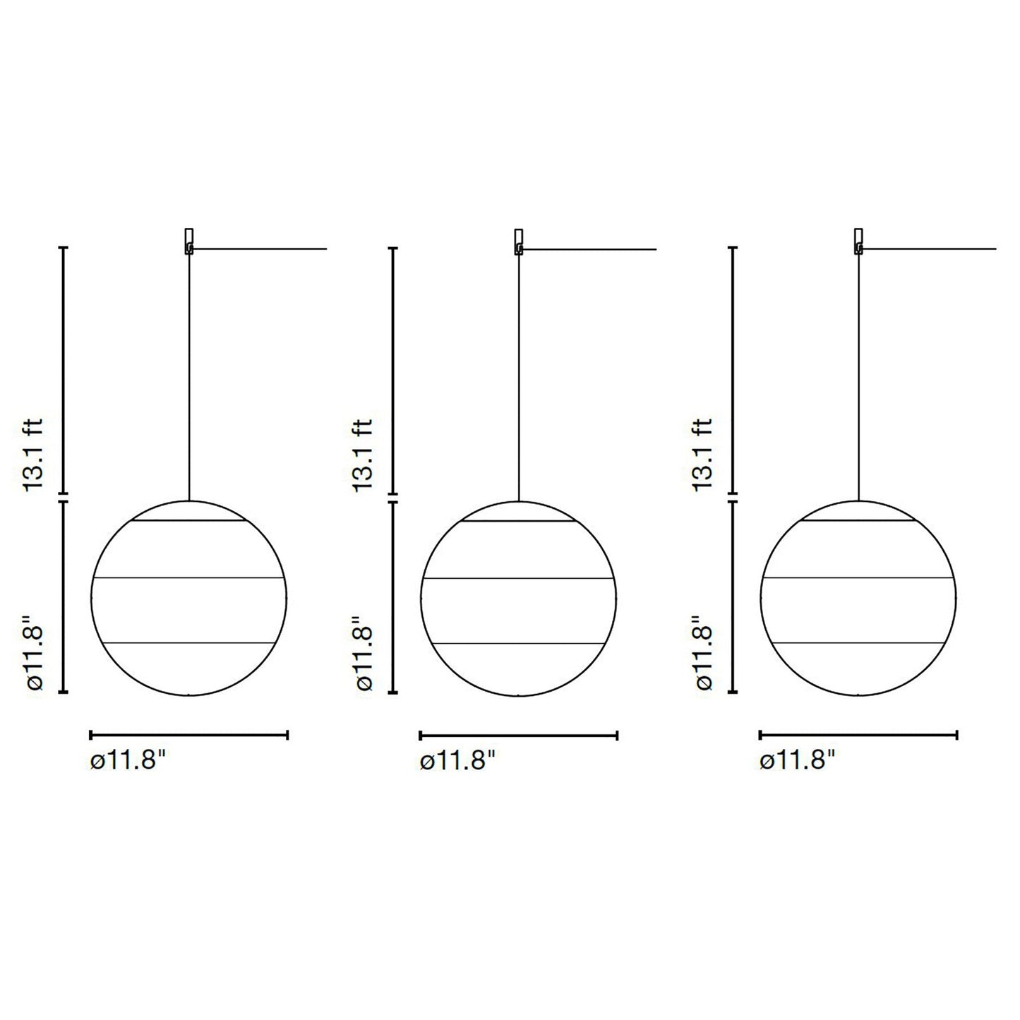 Dipping LED 24V Cluster Pendant Light