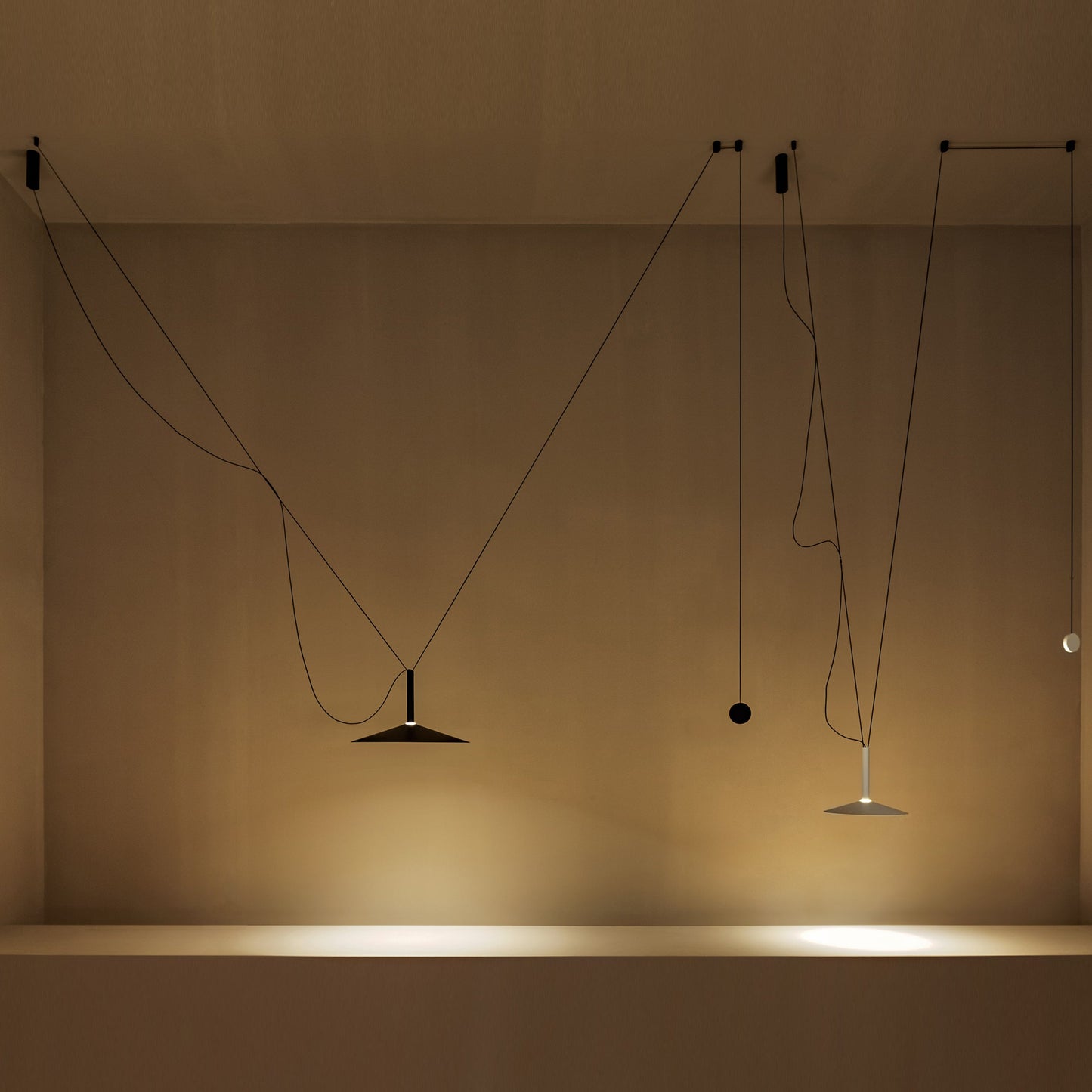 Milana Wide Counterweight Pendant Light