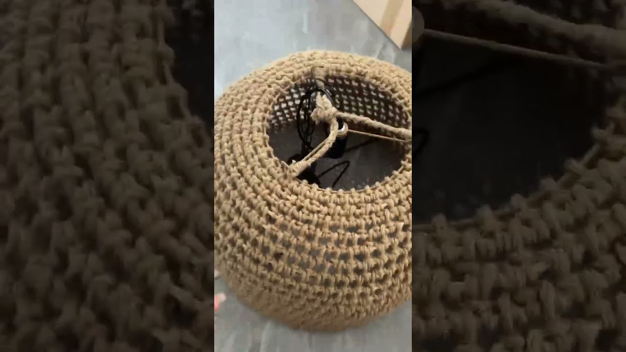 Japanese Wabi-sabi Restaurant Rope Pendant Light