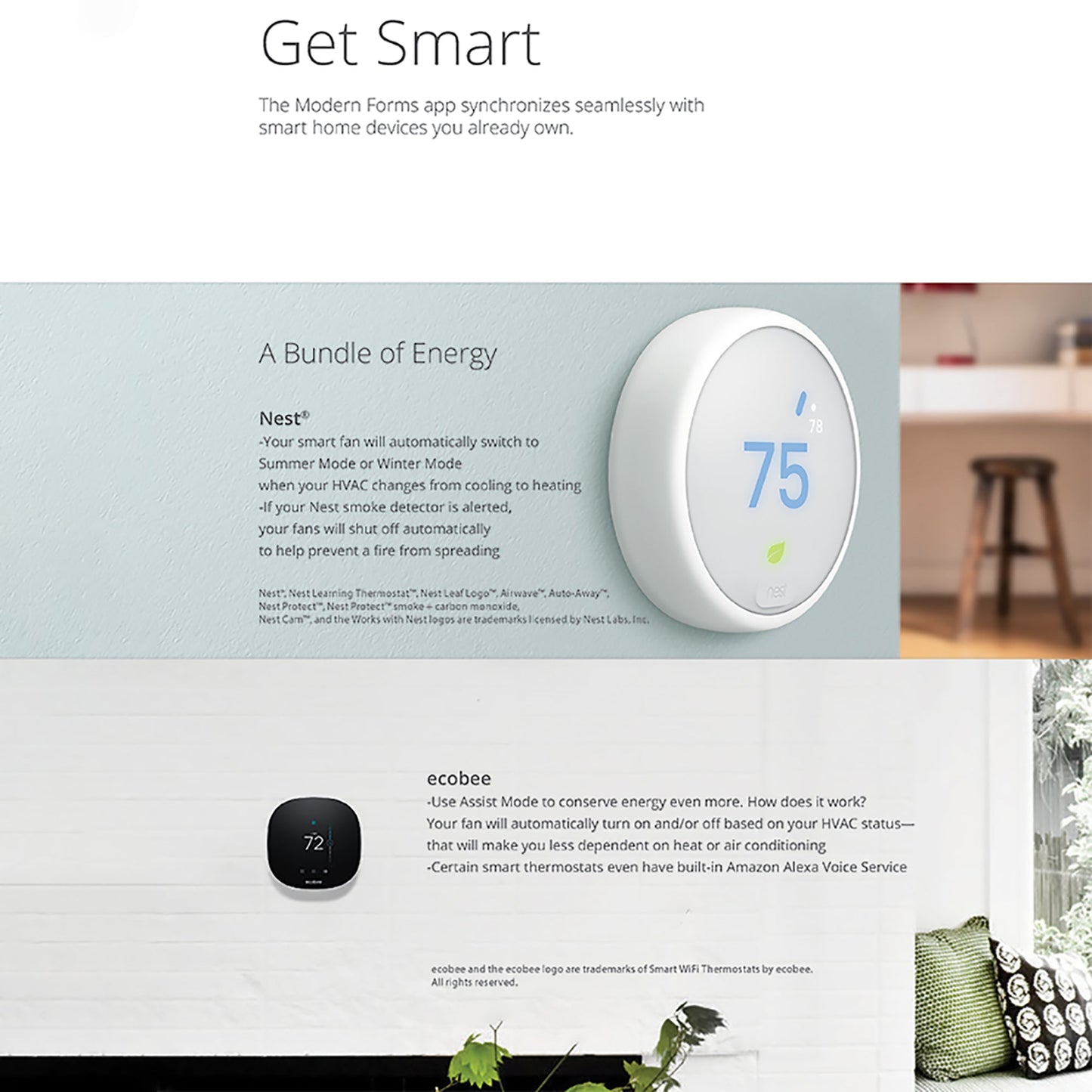Aviator Flush Mount Smart Ceiling Fan