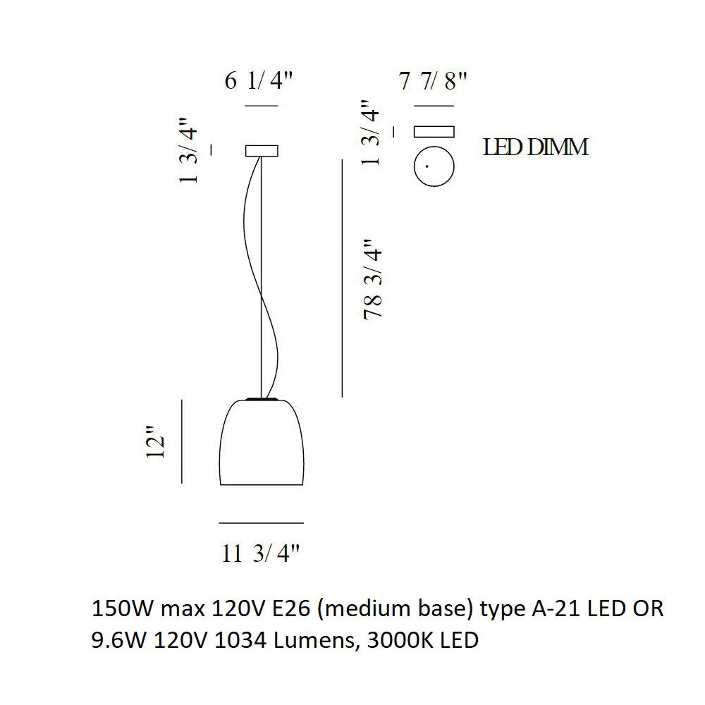 Notte Suspension Light