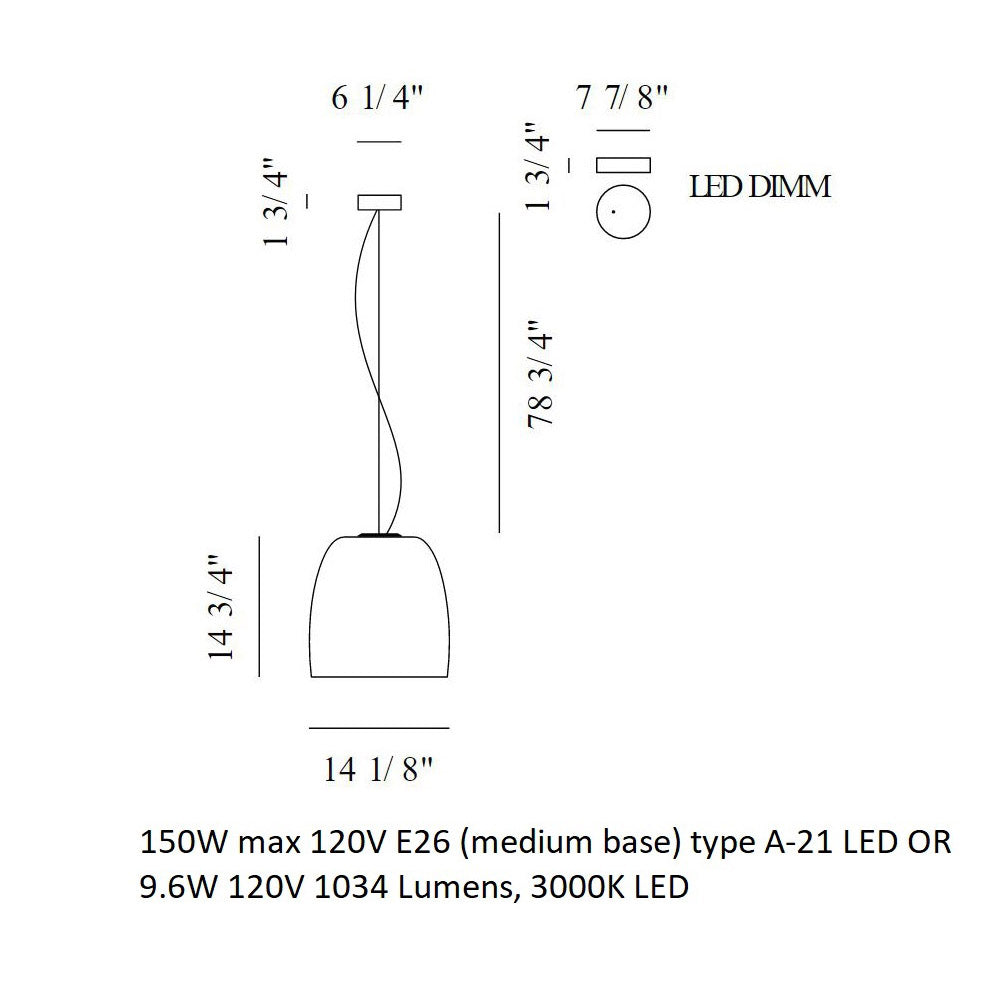 Notte Suspension Light