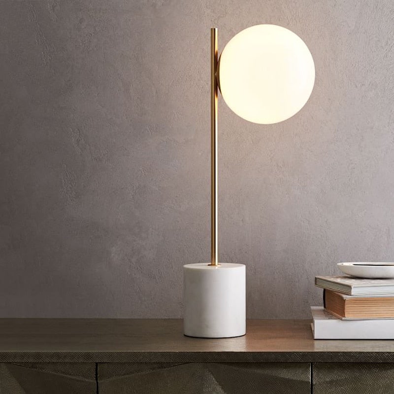 Burl Orb - Desk Lamp